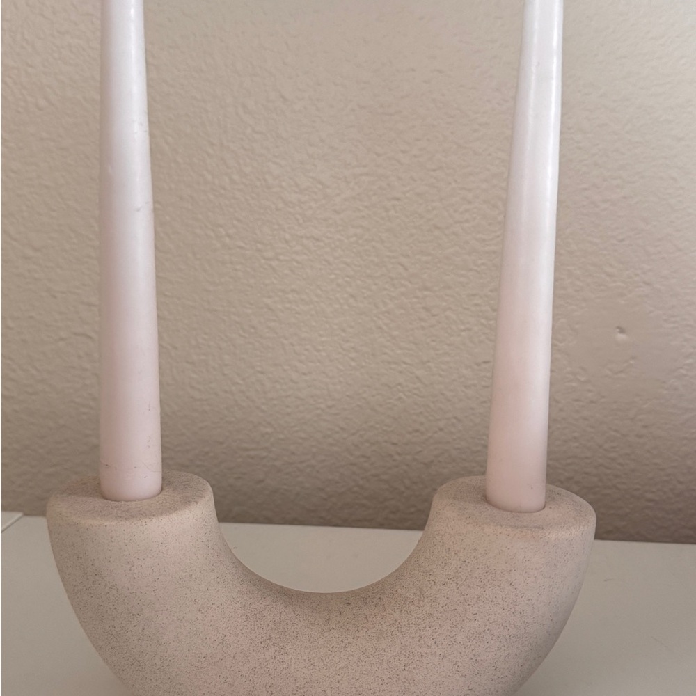 H&M Cream Candle Holder